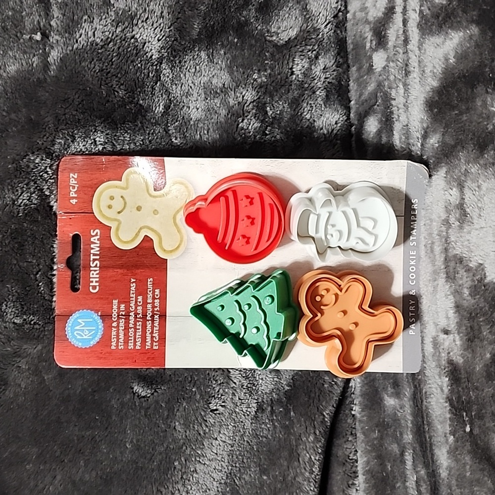 Christmas cookie cutter/stamper